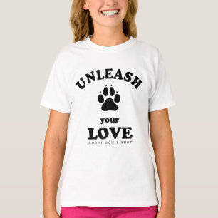 Dog Rescue - Unleash your love Kids' T-Shirt