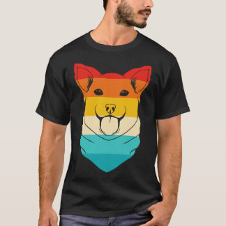 Dog Retro Bandanna T-Shirt