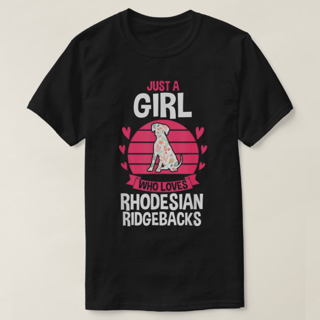 Dog Rhodesian Ridgeback  T-Shirt (Design Front)