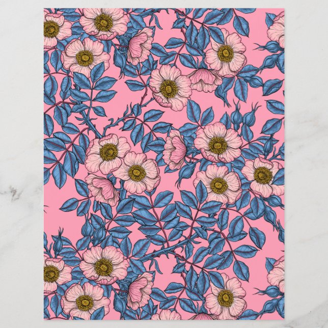 Dog rose pattern (Front)