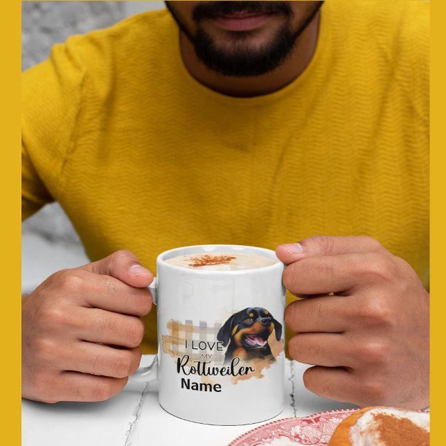 Dog Rottweiler Pet Coffee Mug, Cup (Creator Uploaded)