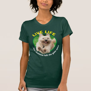 Dog Running In Yard T-Shirt