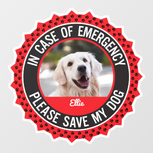 Dog Safety Alert Custom First Responder