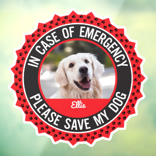 Dog Safety Alert Custom First Responder