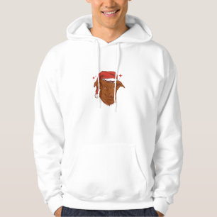 Dog Santa Hat - Funny Christmas Hoodie
