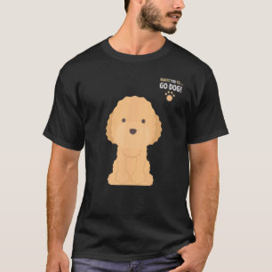 Dog Series Toy Poodle Brown T-Shirt