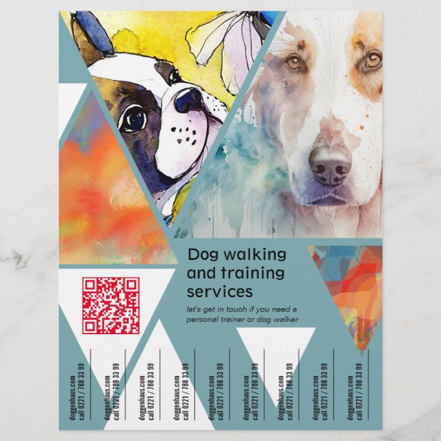 Dog services Flyer  (Front)