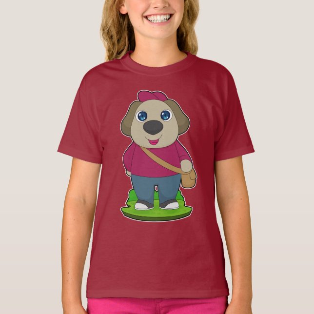 Dog Shoulder bag T-Shirt (Front)