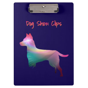 Dog Show Clips Clipboard