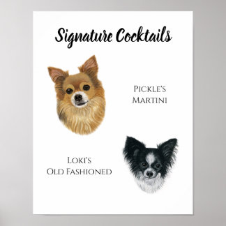 Dog Signature Drink Sign