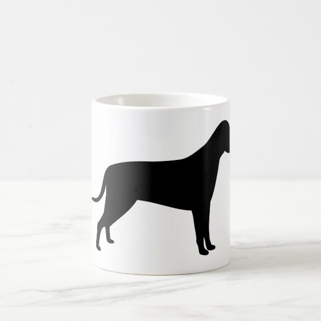 Dog Silhouette Coffee Mug (Center)
