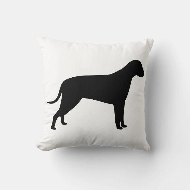 Dog Silhouette Cushion (Front)