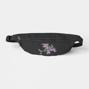 Dog Silhouette Golden Retriever Labrador Hockey Bum Bags