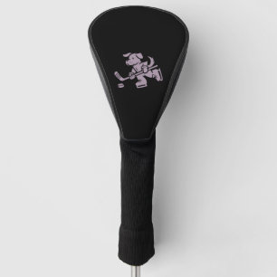 Dog Silhouette Golden Retriever Labrador Hockey Golf Head Cover