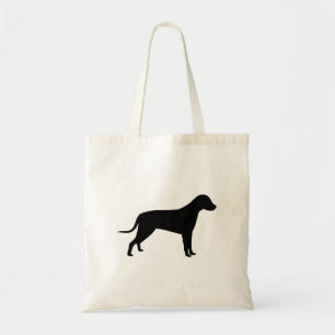 Dog Silhouette Tote Bag