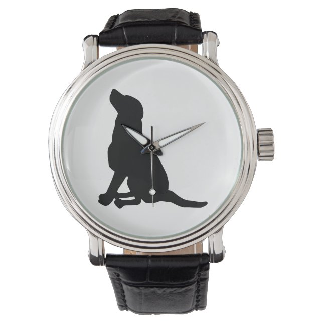Dog Silhouette Watch (Front)