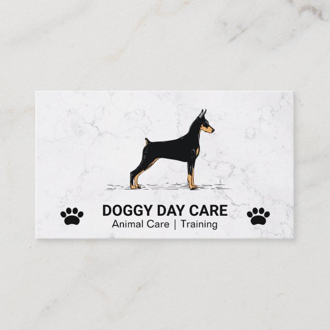 Dog Sitter | Animal Services | K9 Business Card (Front)