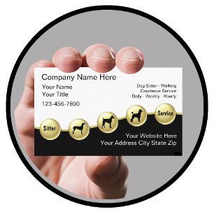 Dog Sitter Business Cards