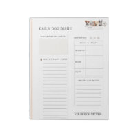 Dog Sitter Diary for Pet Business