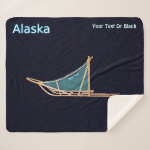 Dog Sled - Alaska Sherpa Blanket
