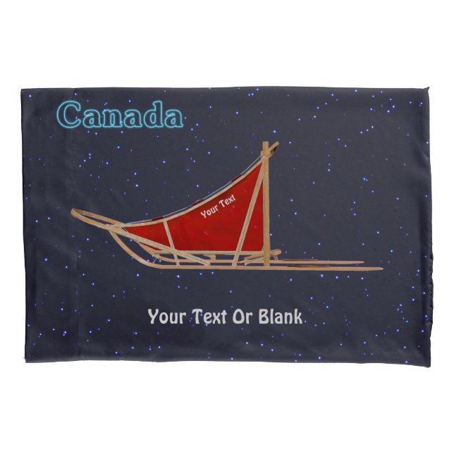 Dog Sled - Canada Pillowcase (Front)