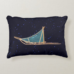 Dog Sled Decorative Cushion