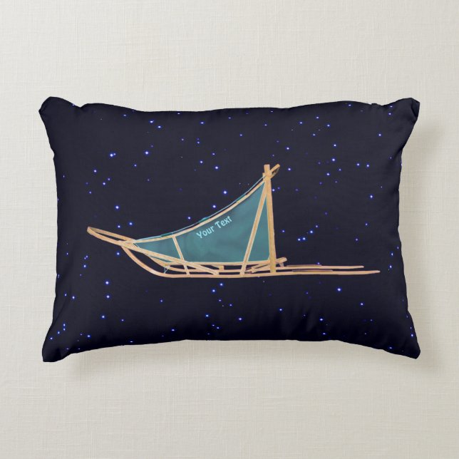 Dog Sled Decorative Cushion (Front)