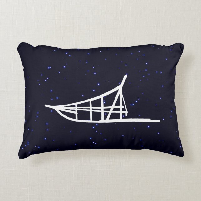 Dog Sled Decorative Cushion (Front)