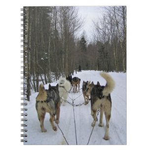 Dog Sledding in Quebec, Canada Notebook