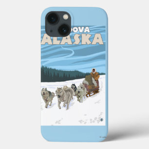 Dog Sledding Scene - Cordova, Alaska iPhone 13 Case