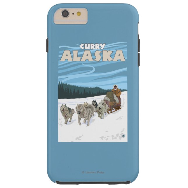 Dog Sledding Scene - Curry, Alaska Case-Mate iPhone Case (Back)