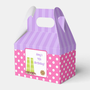 Dog Slippers Pyjamas & Pancakes Birthday Party Favour Box