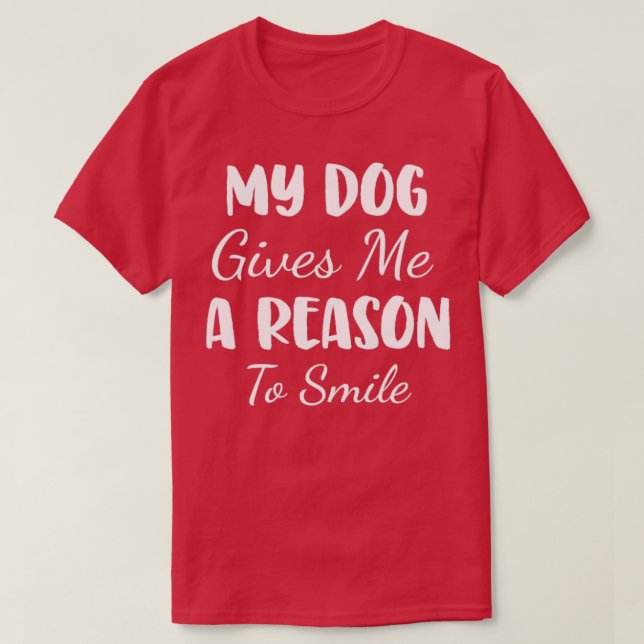 Dog Smile Dogs  T-Shirt (Design Front)
