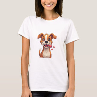 Dog Smiling Women`s T-shirt