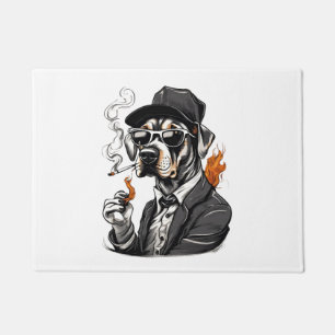 Dog Smoking Essential T-Shirt Doormat