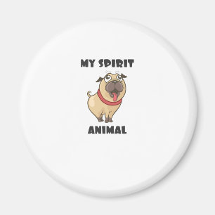 dog-spirit-animal-white magnet