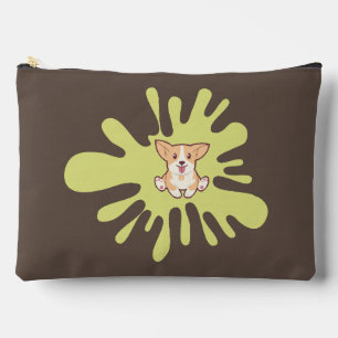 dog splash paint accessory pouch