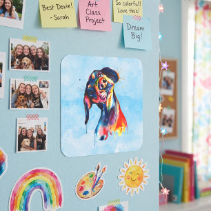 Dog Square Sticker
