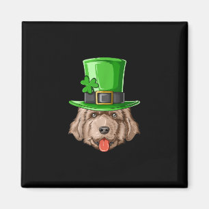 Dog st patricks day Newfie Owner Gift Magnet