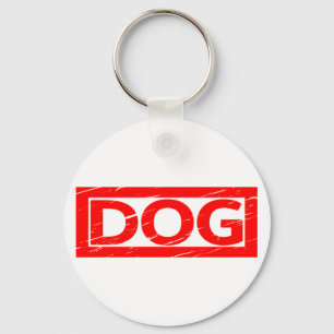 Dog Stamp Key Ring