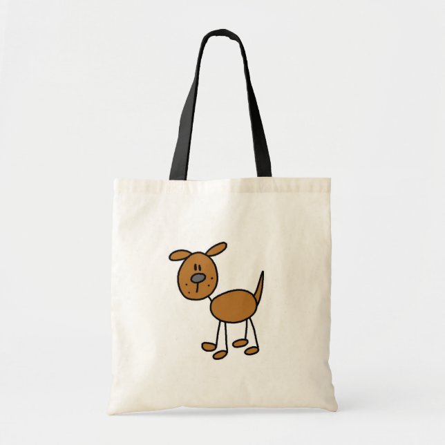 Dog Stick Figure Bag (Front)