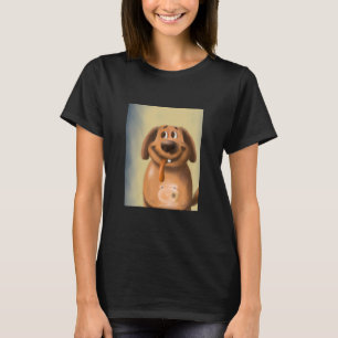 Dog sticking out tongue goofy dog T-Shirt