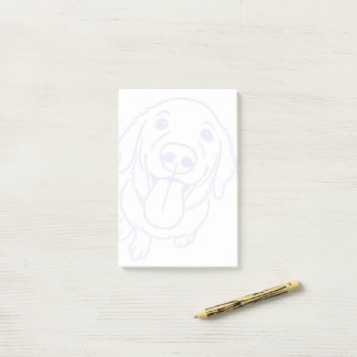 Dog sticky notes pad