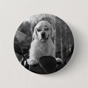 DOG STYLE 6 CM ROUND BADGE
