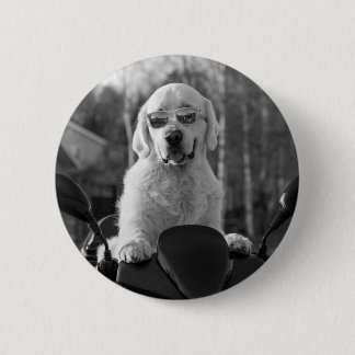 DOG STYLE 6 CM ROUND BADGE
