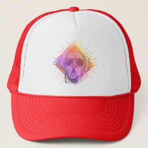 Dog Sunglasses Design Trucker Hat