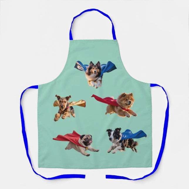 Dog Superhero Apron (Front)