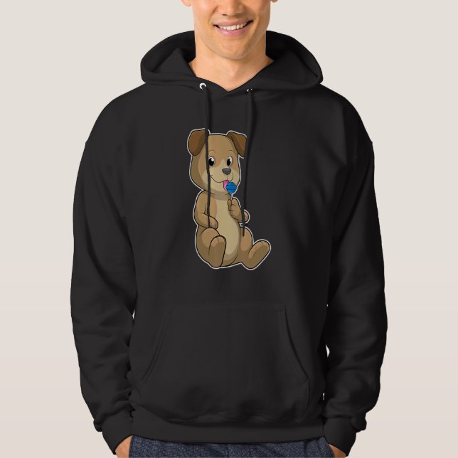 Dog Sweets Lollipop Hoodie (Front)