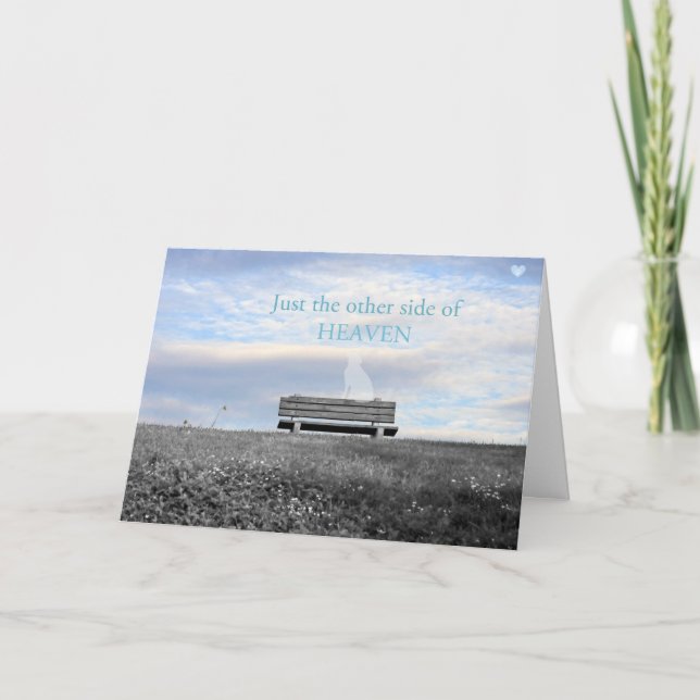 Dog Sympathy Thank You for caring Card (Front)