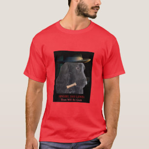 Dog T-shirt: SPANIEL Day-Lewis There Will Be Grub T-Shirt